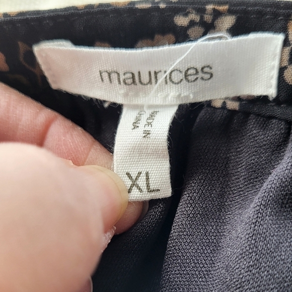 Maurices Square Neck Floral Dress Size XL - Picture 3 of 9